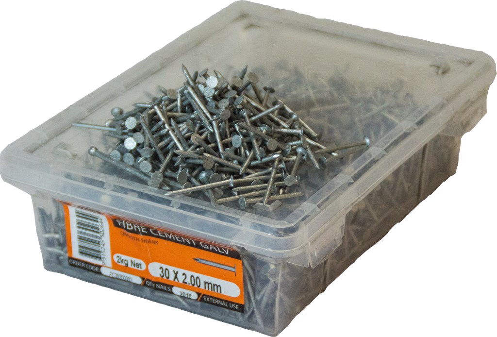 fibre cement nails 2.8mm x 30mm 5kg
